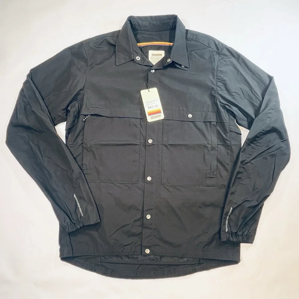 NWT $180 Fjallraven X Specialized Riders Wind Jacket Mens M Black Snap Up‎ NEW